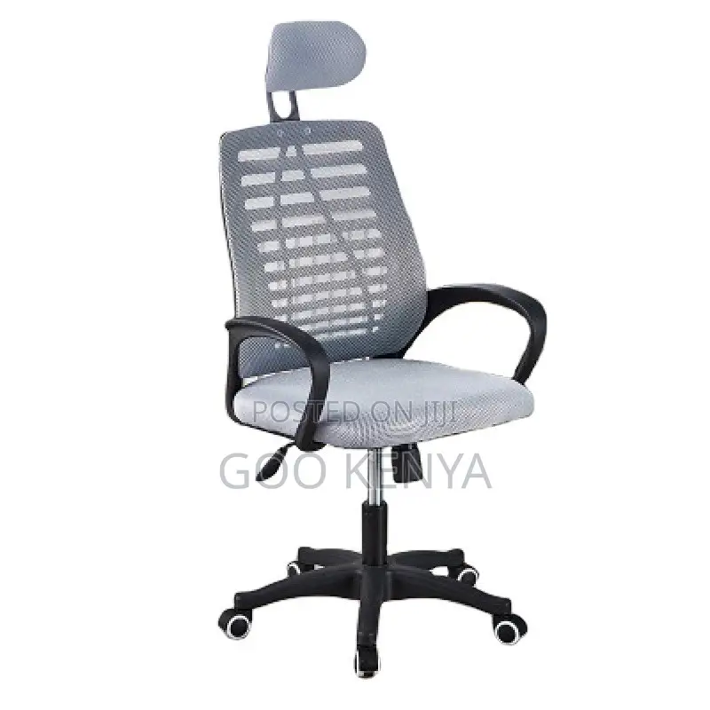 Office Chair ; Adjustable Height Swivel Mesh Backrest