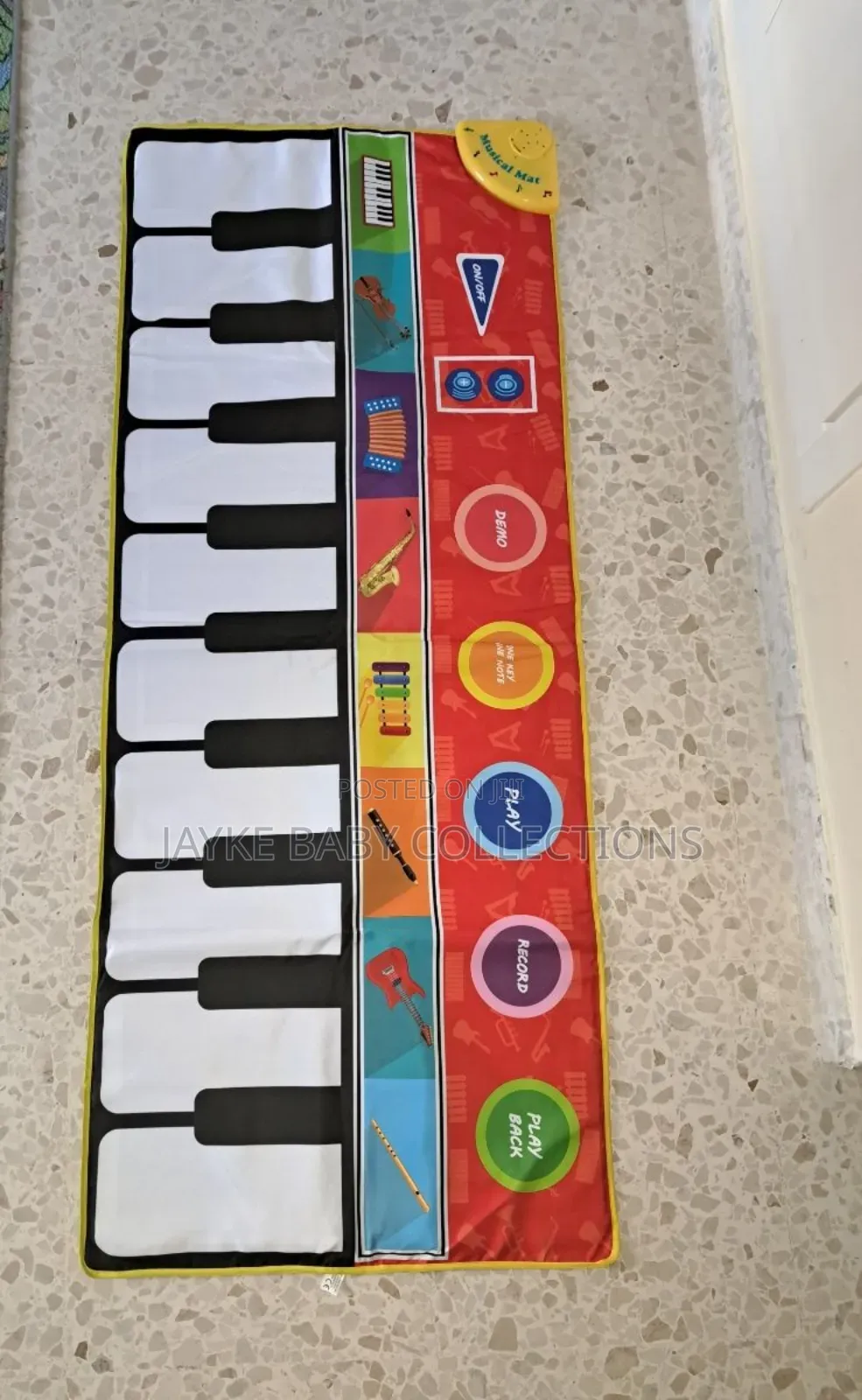 Kids Piano Music Mat – 10 Keys Dance Play Mat