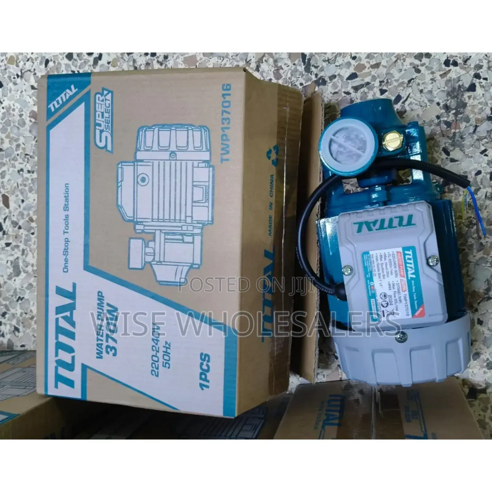 Total Booster Peripheral Water Pump 0.5 Hp, 370w 35m Height