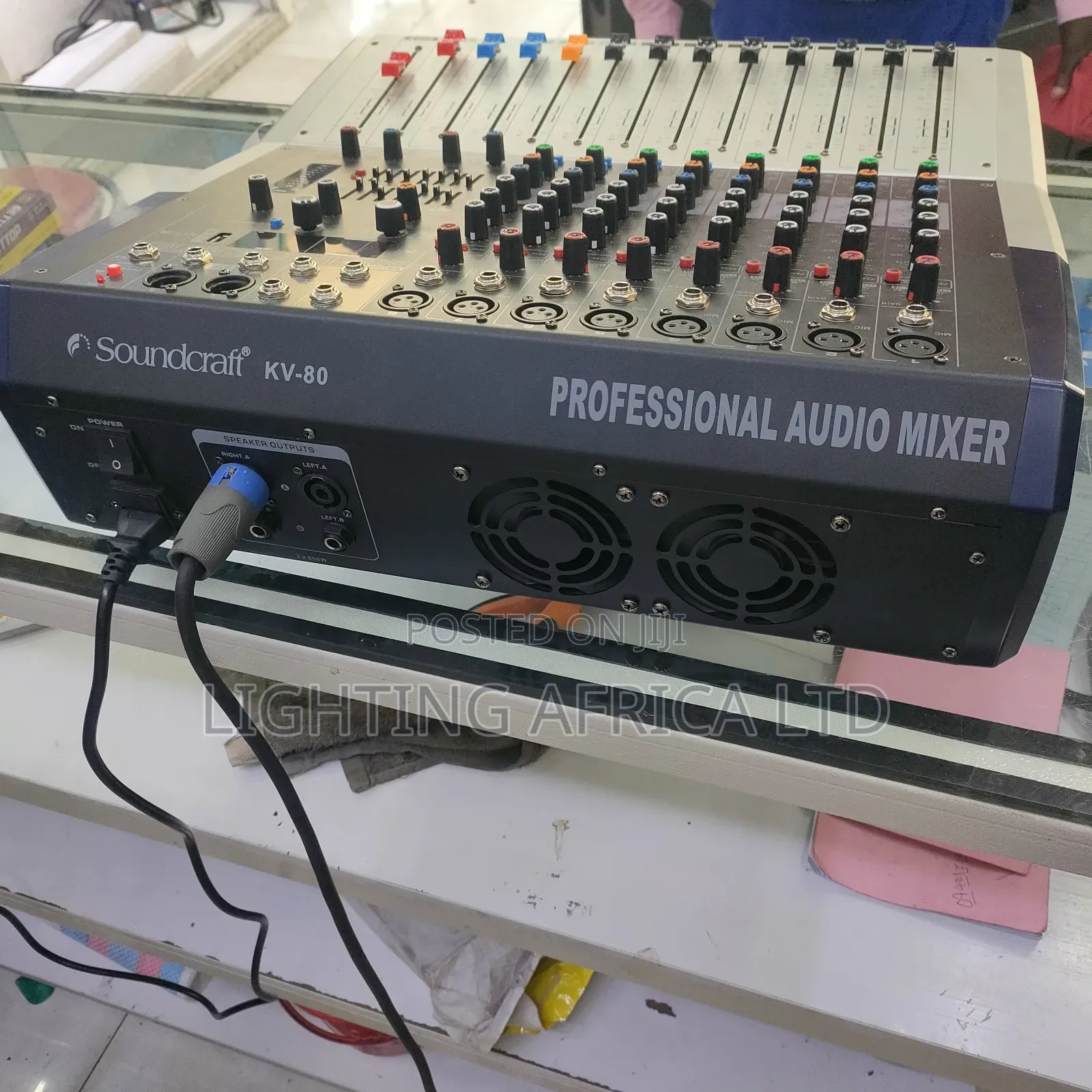 New Model 8 Channels Pro Powered Mixer With Usb/Bluetooth Cooler Fun