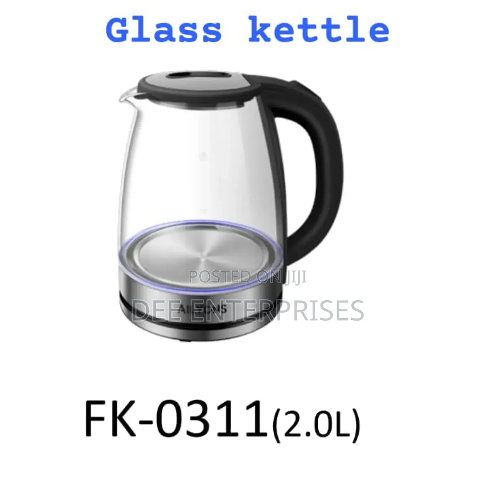2.0 Litres Ailyons Glass Kettle