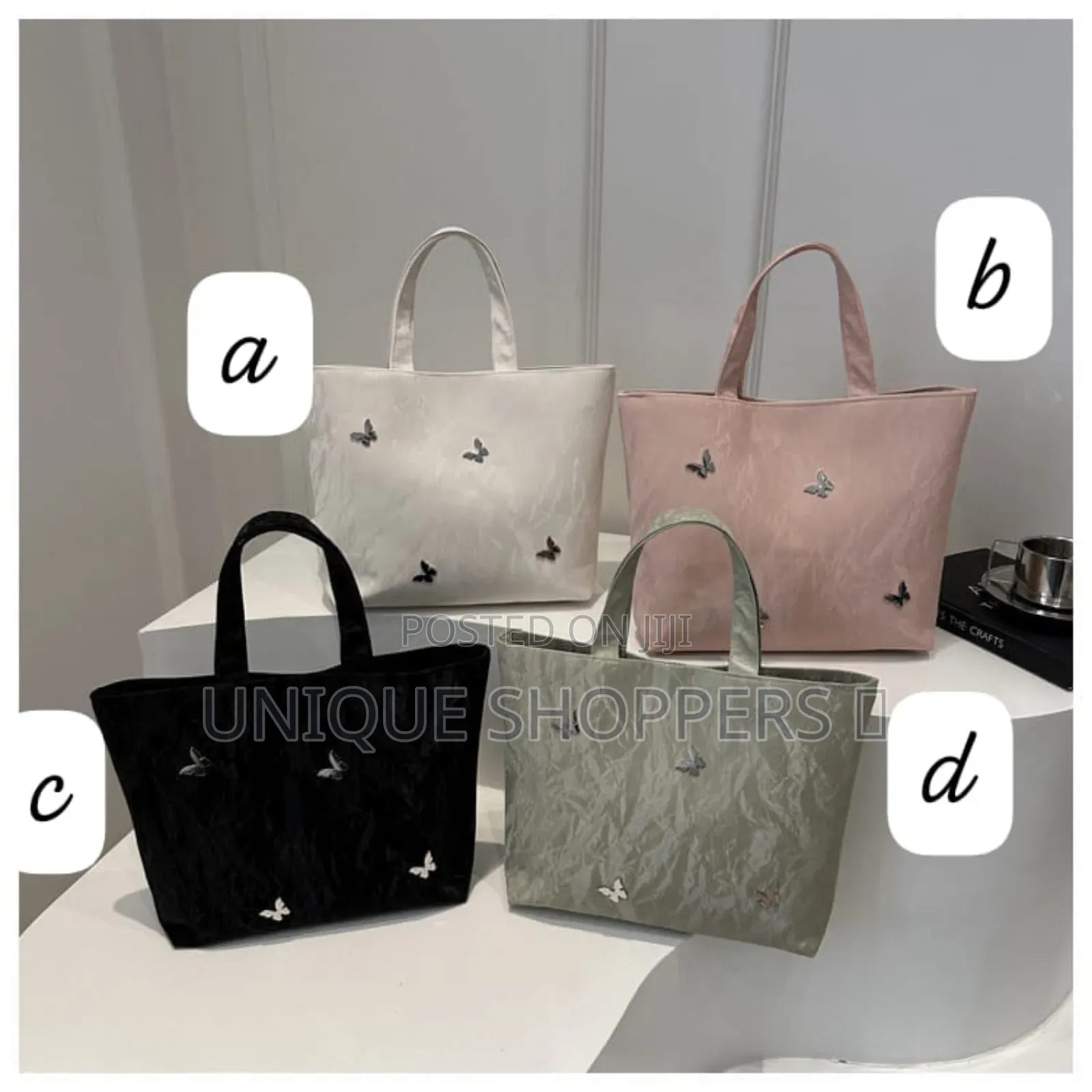 Butterfly Large Capacity Tote Bag*