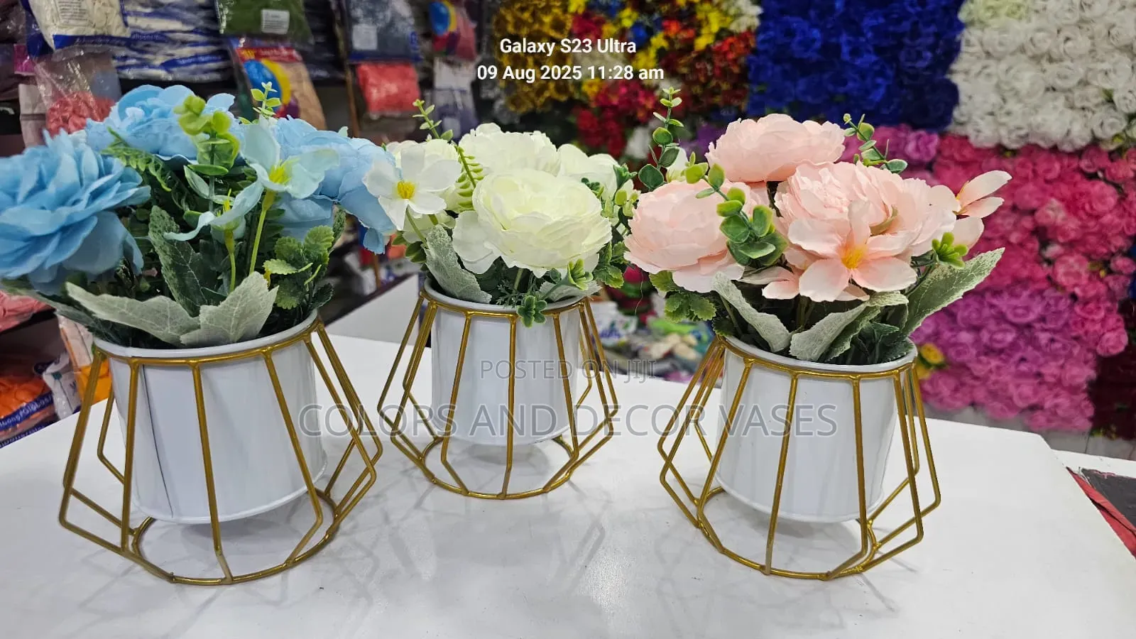 Flower Plus Vase Table Decor