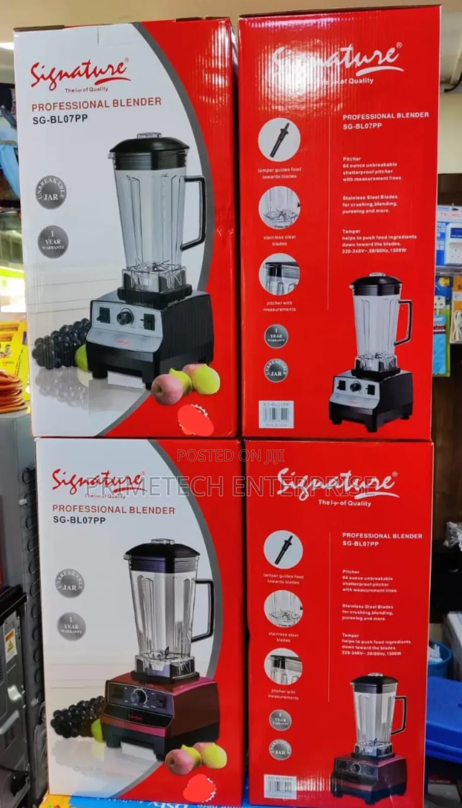 Signature Commercial Blender 2 in 1