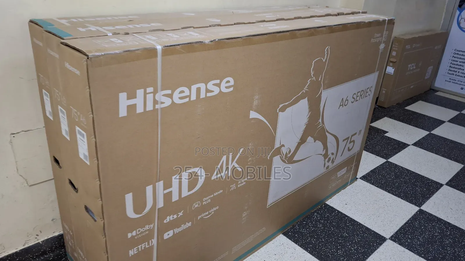 Hisense 75 Inch Uhd Tv A6 Series (2025)Model