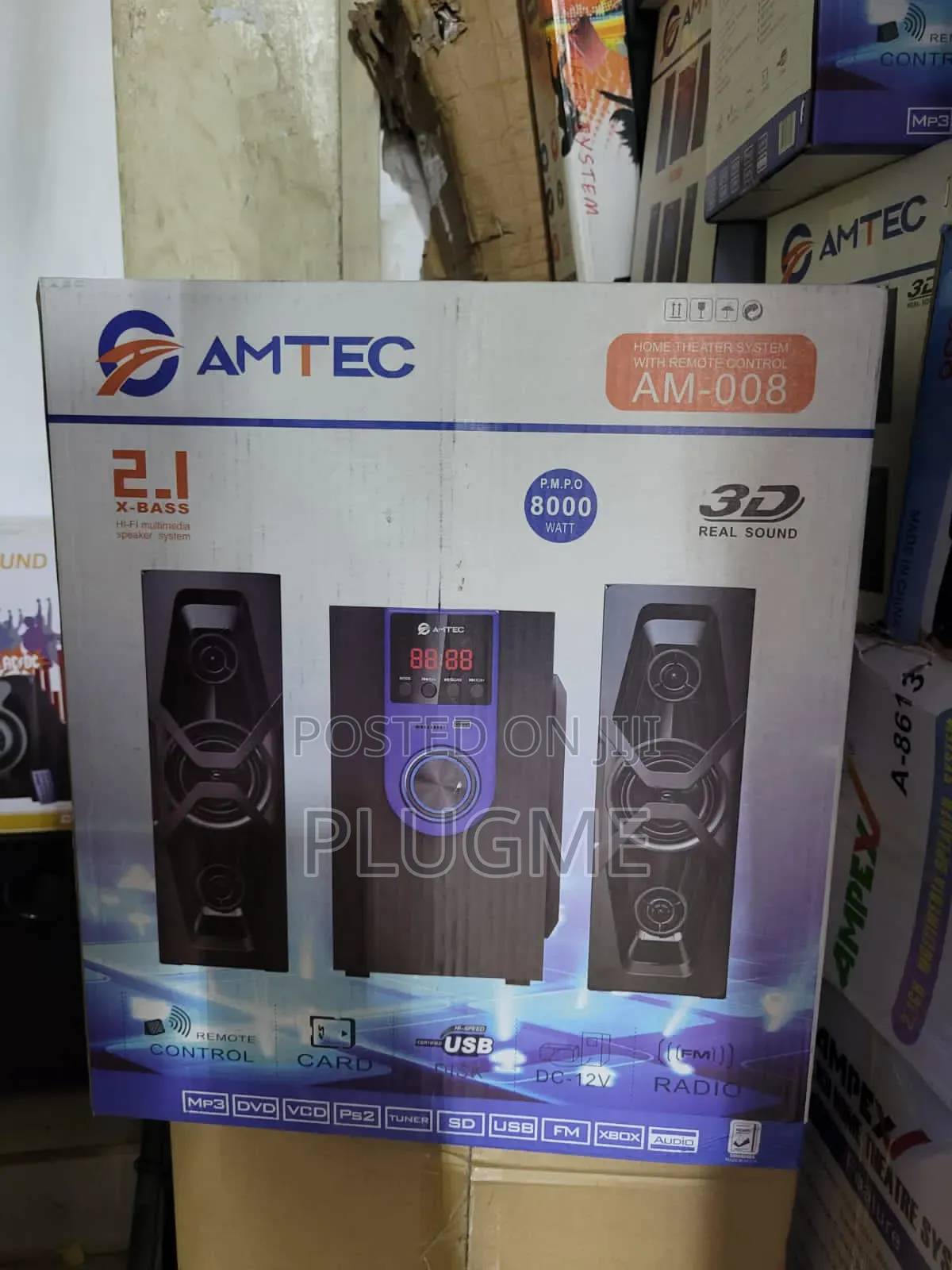 2.1 Ch Amtec X-Bass Bluetooth Subwoofer System