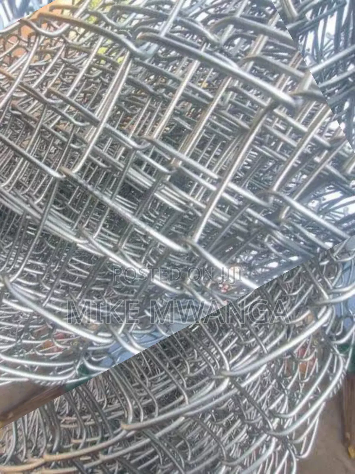 12.5 Gauge, 80x80 Strong Galvanized Chain Link(4 Ft)