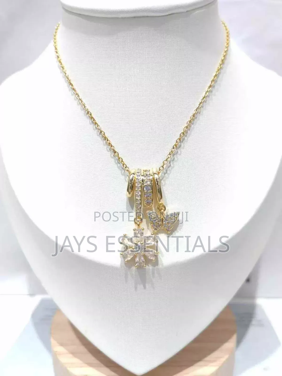Bedazzled Gold Necklaces