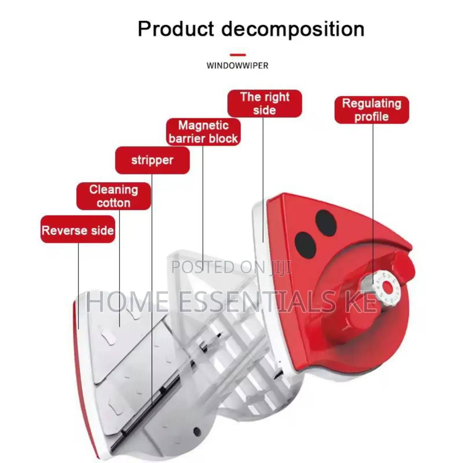 Double-Layer Hollow Strong Magnetic Window Cleaner
