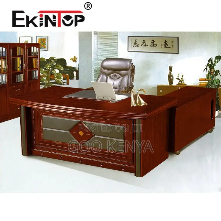 Office Desk ; Wood Executive Office Table and Chair