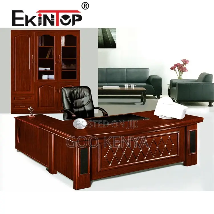Office Desk ; Wood Executive Office Table and Chair