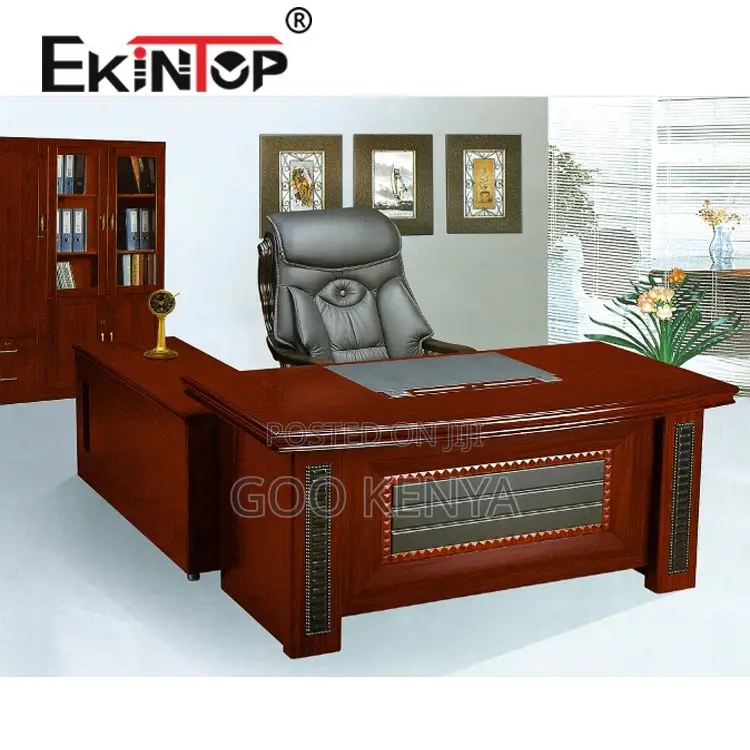 Office Desk ; Wood Executive Office Table and Chair