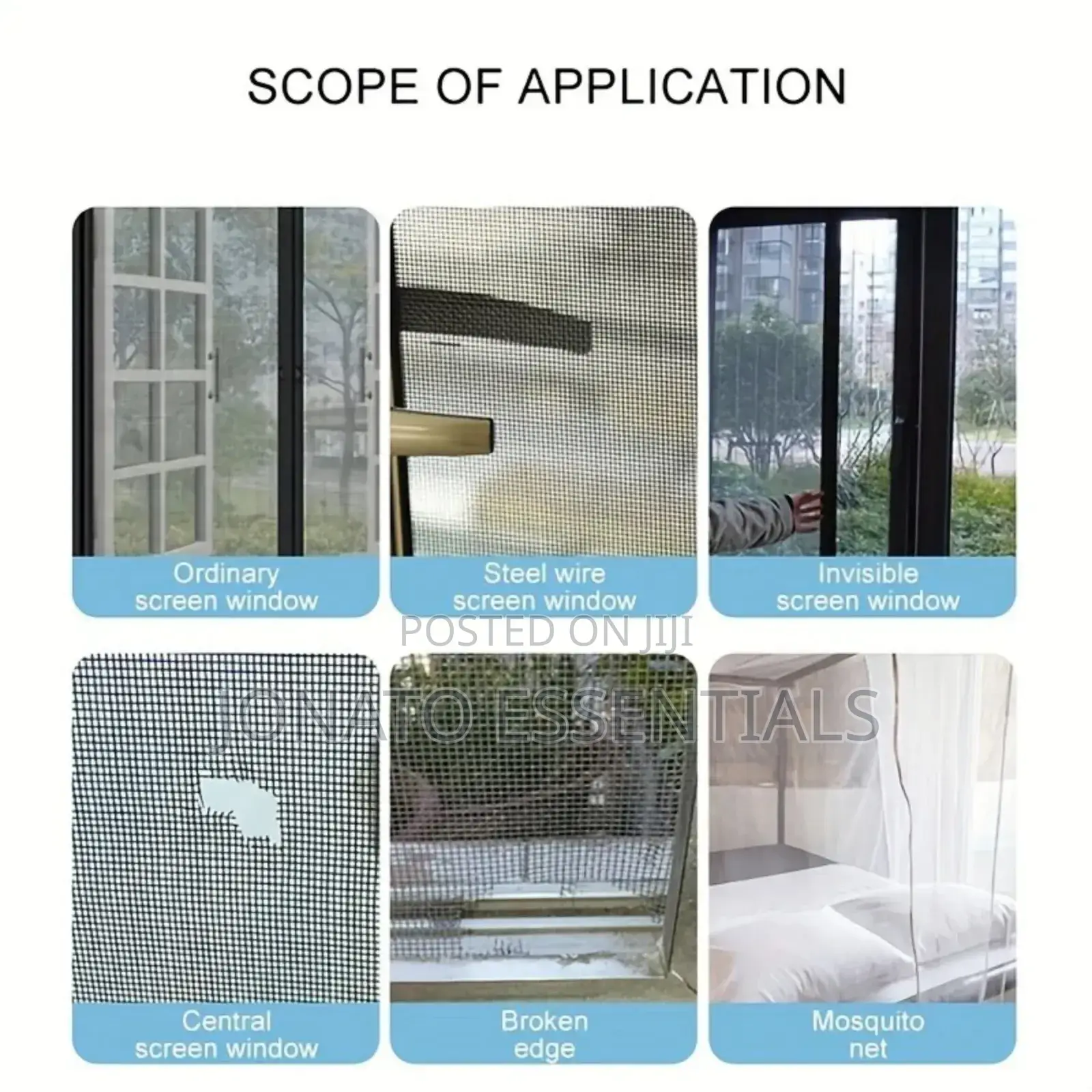 Self Adhesive Mosquito Net Repair Tape or Patch
