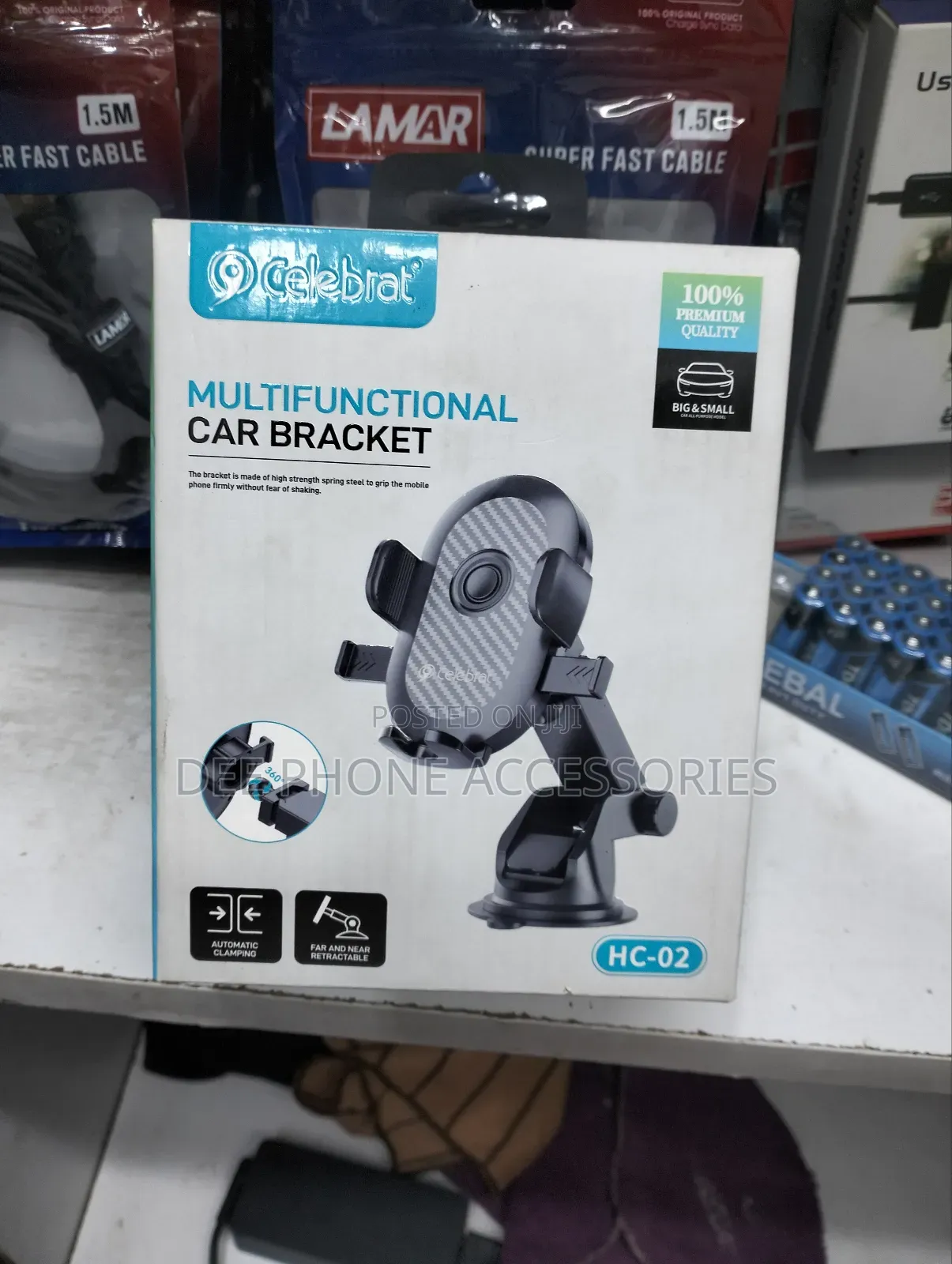 Multifunctional Car Phone Holder Bracket Hc02