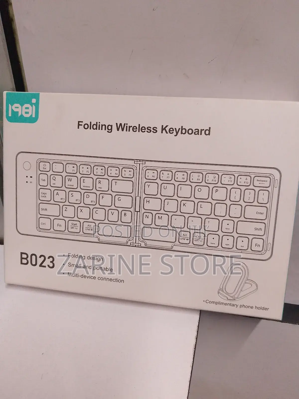 Computer or Laptop Foldable Wireless Keyboard