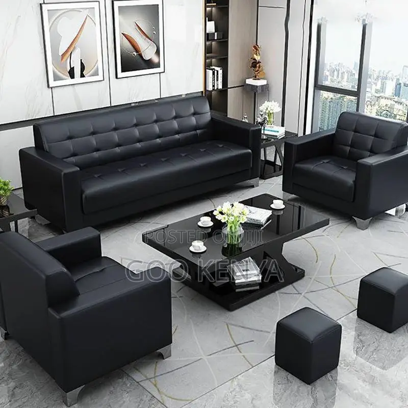 Office Sofa ; 5-Seater Reception Office Sofa
