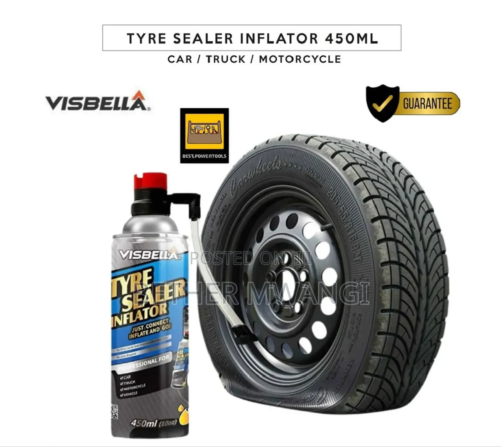 Emergency Tyre Sealer/Inflator in Kenya
