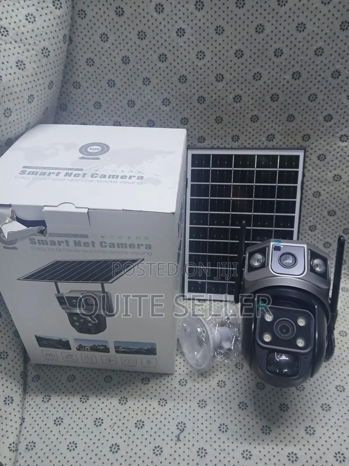 Waterproof Duallens Wifi CCTV V380 Pro Solar PTZ Camera