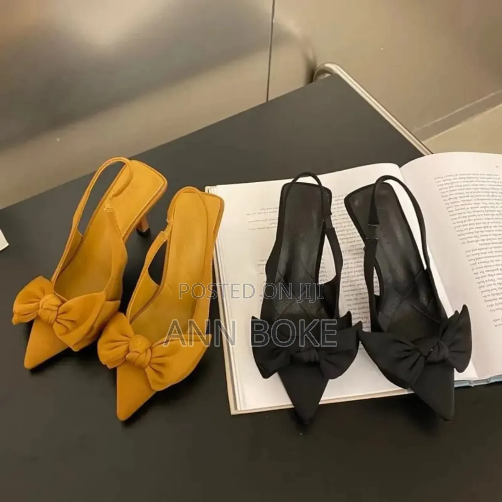 Classy Cutesy Heels in Stocjsizes Black and Brown Quality