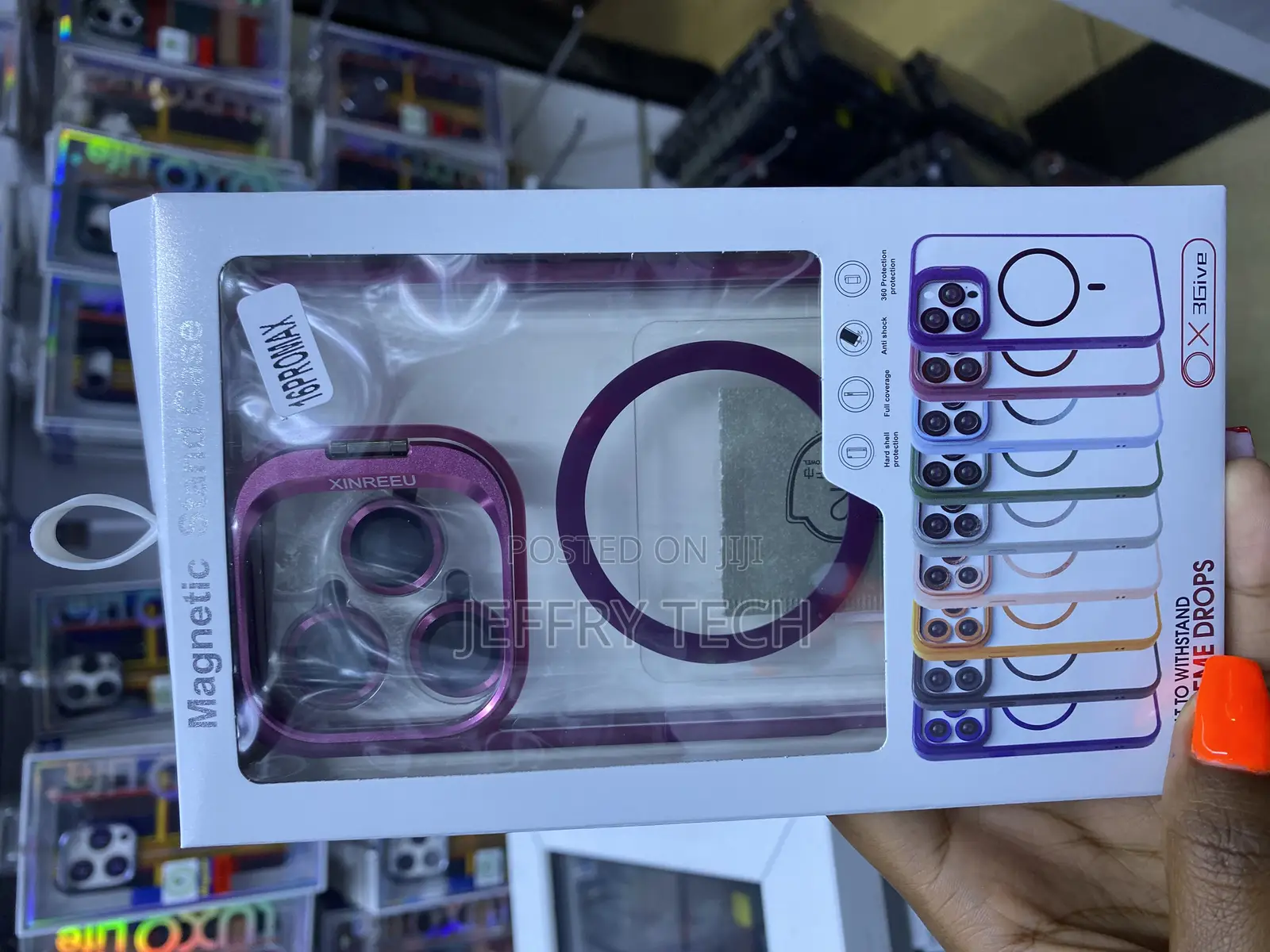 Foluu iPhone 16 Pro Max Magsafe Case With Stand and Lens