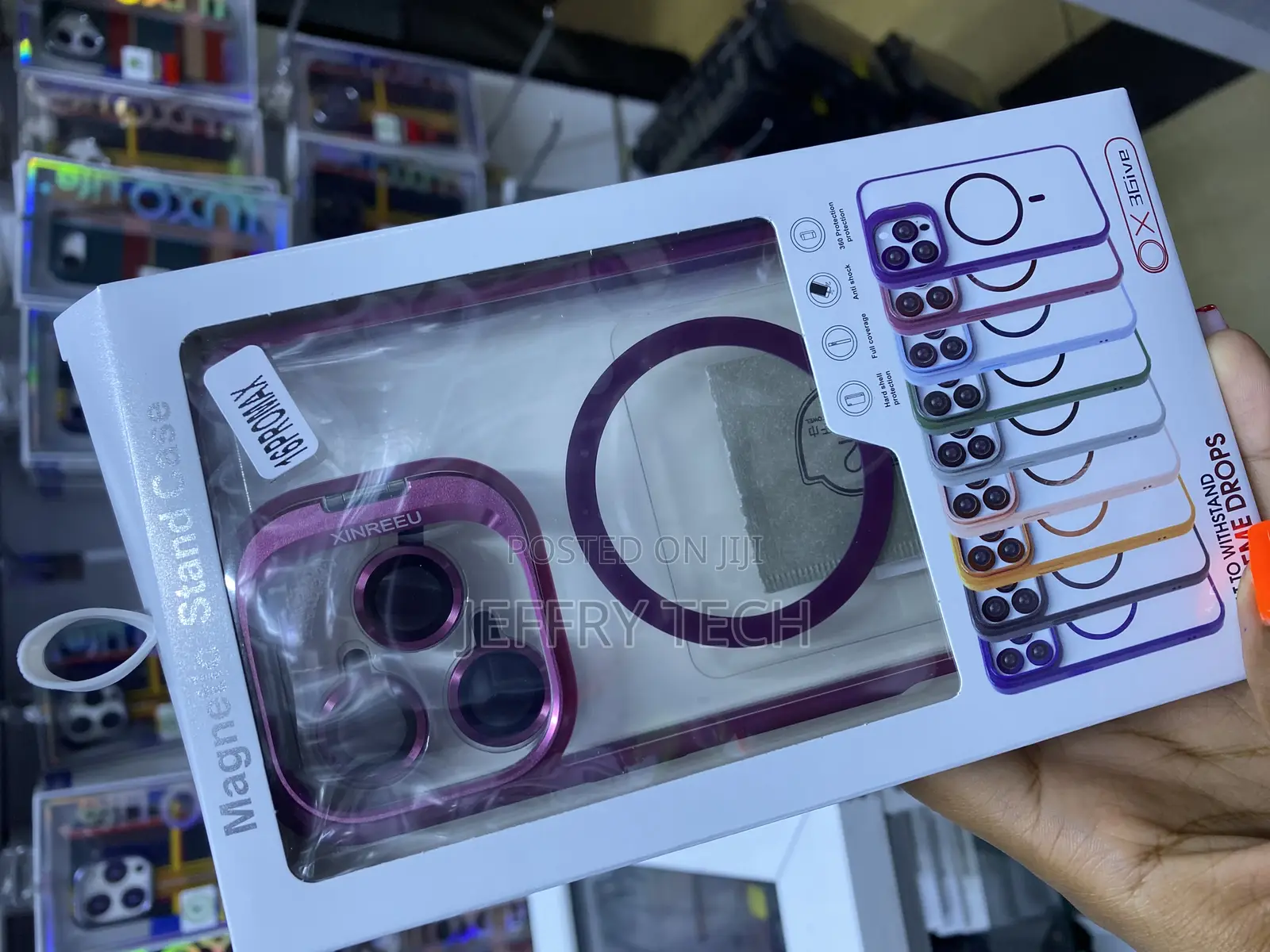Foluu iPhone 16 Pro Max Magsafe Case With Stand and Lens