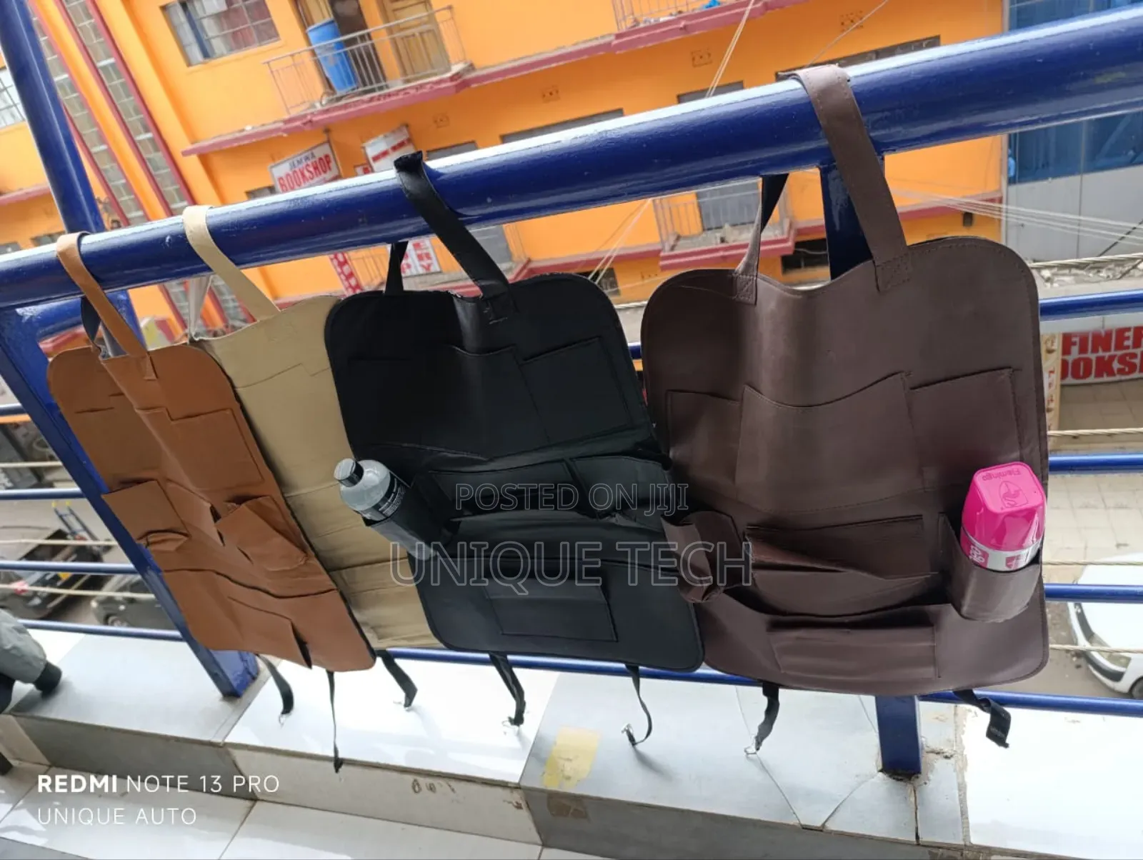 Buy Universal Backseat Storage Bag for All Cars(Leather)