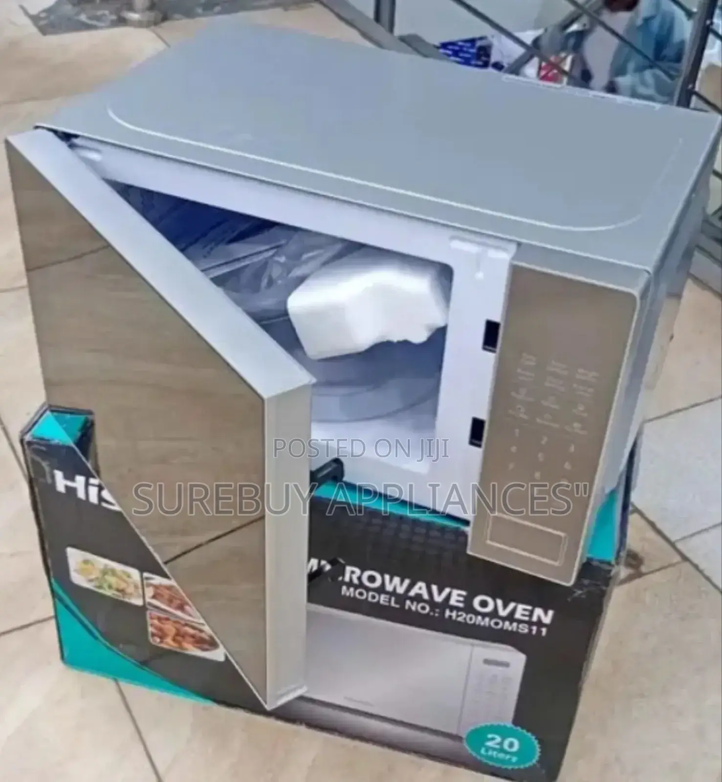 Hisense 20l Microwave Oven H20moms11 – Silver