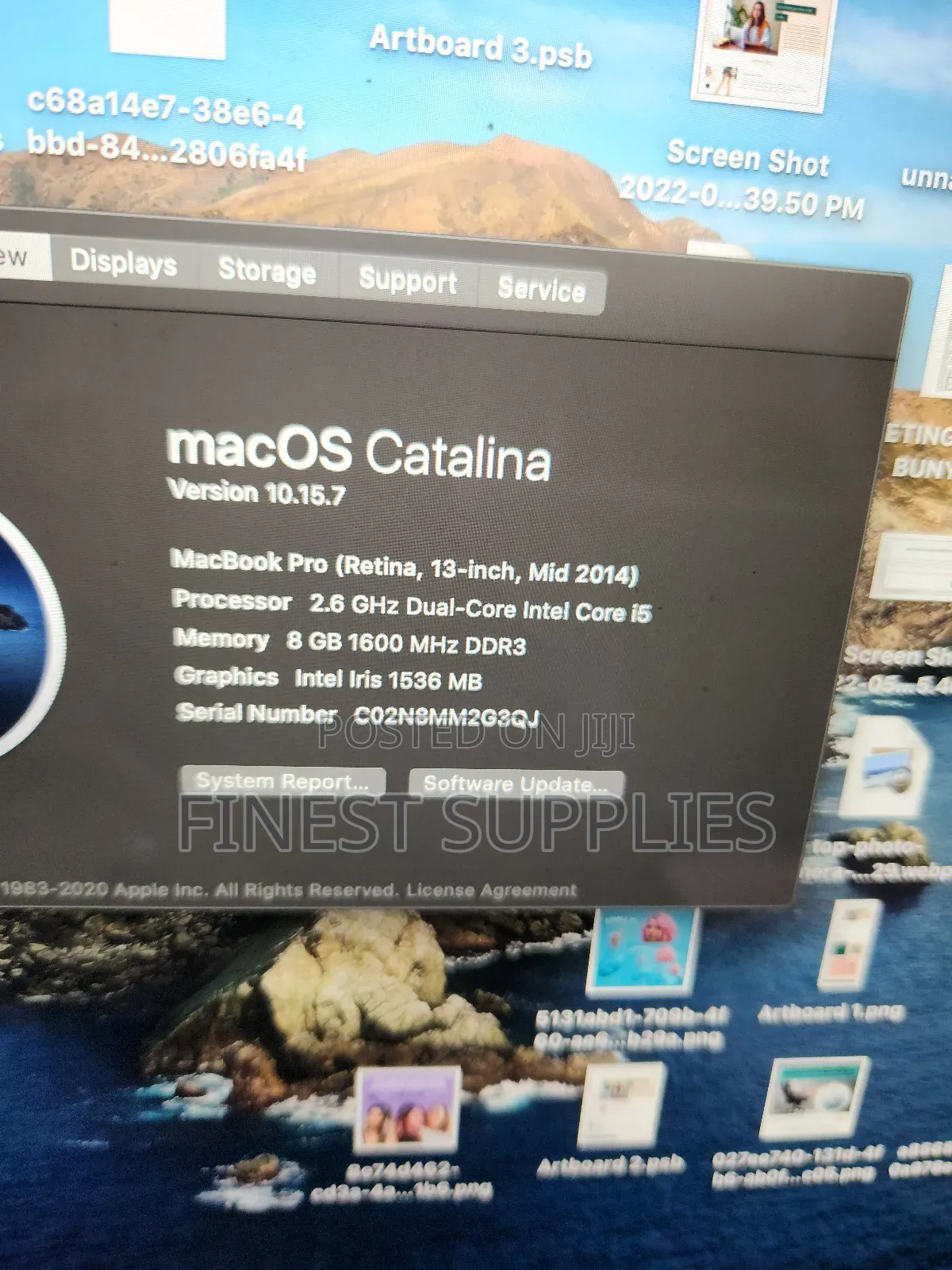 Laptop Apple MacBook Pro 2014 8GB Intel Core I5 SSD 256GB