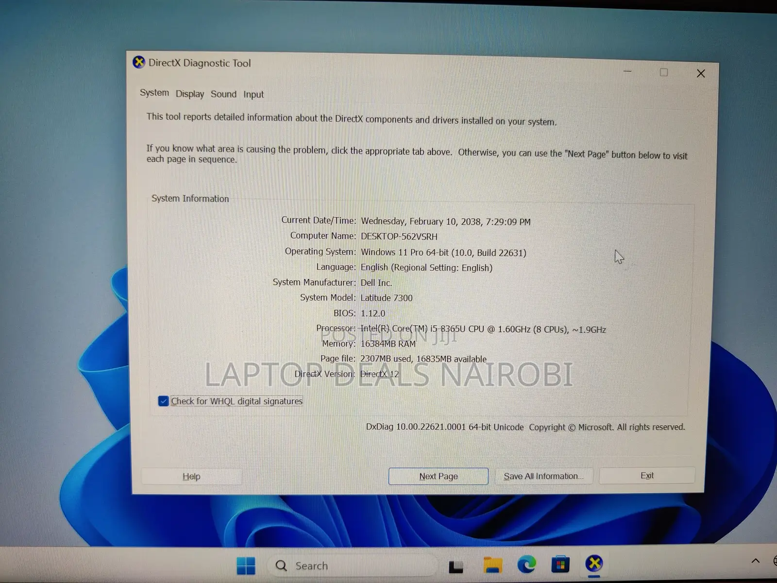 Laptop Dell Latitude 7300 8GB Intel Core i5 SSD 256GB