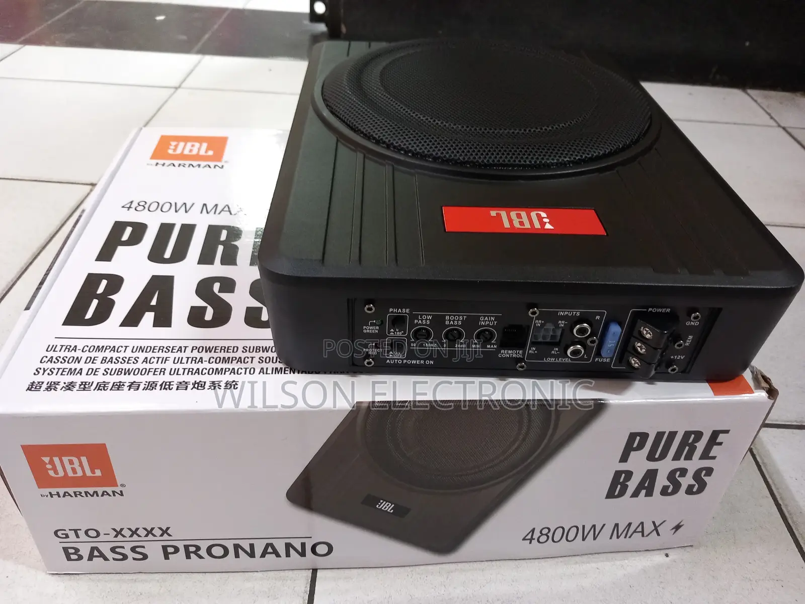 JBL Under Seat Woofer. 2700w