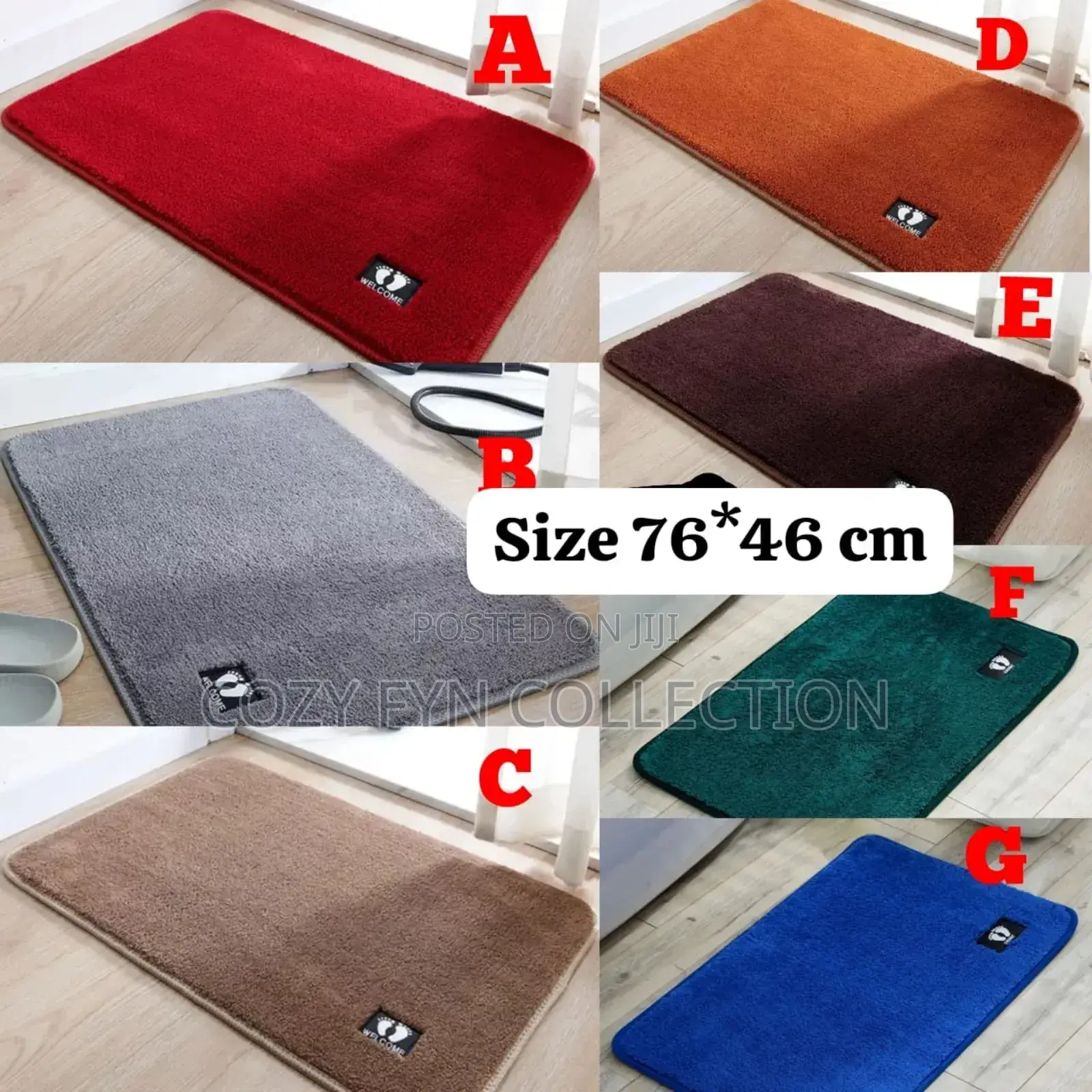 Door Mats Fluffy