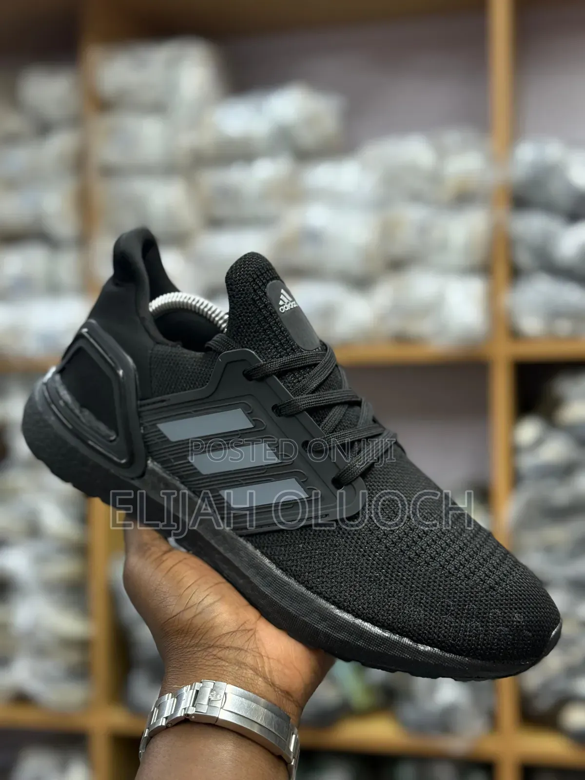 Adidas Original Black Ultraboost 20 Sneakers