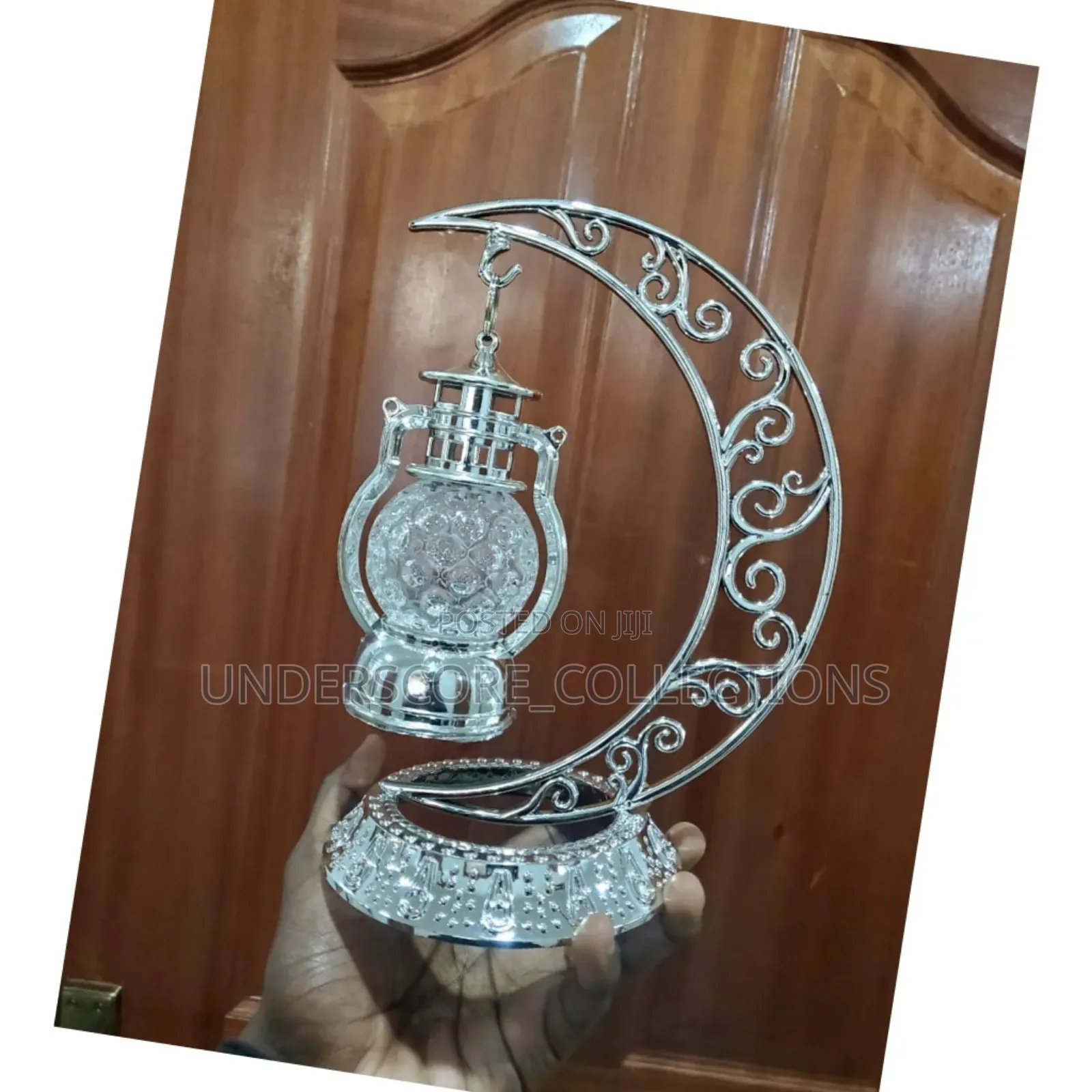 *Turkish Mosaic Moon Lamp Holder Comes With the Lamp as Pic*