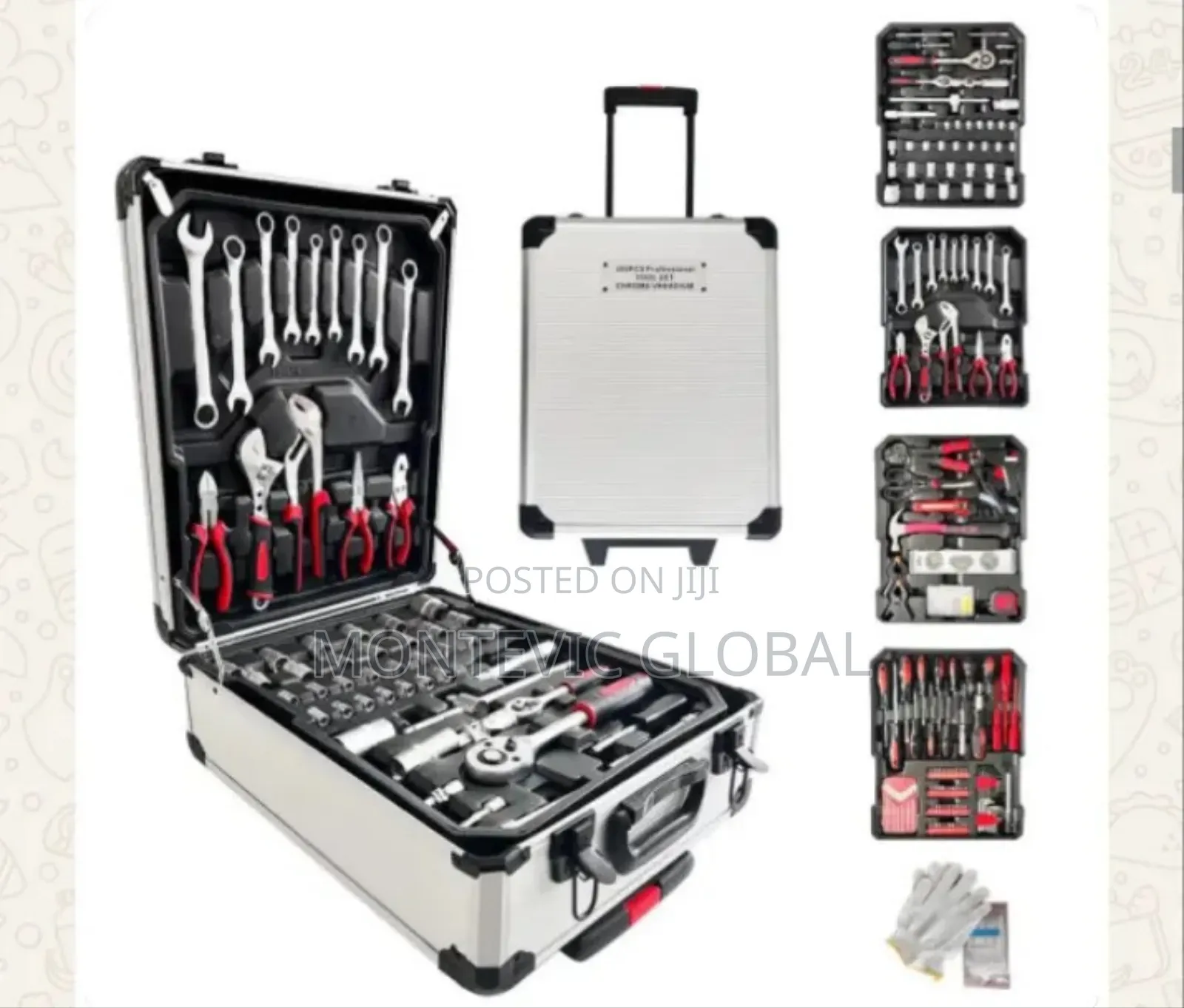 499pcs Trolley Diy Professional Tools Set