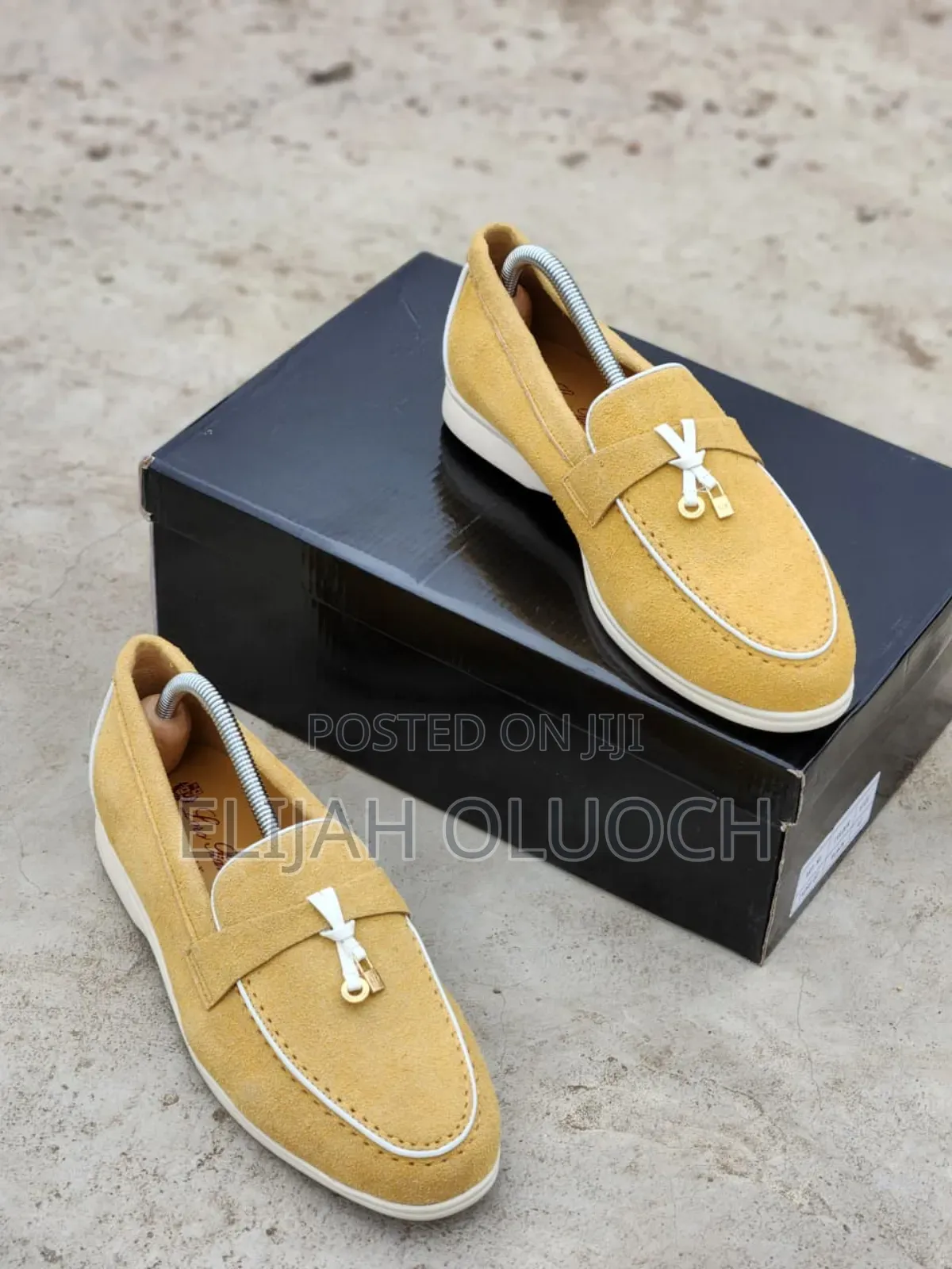 Quality Leather Loafers Shoes(Loro Piana)