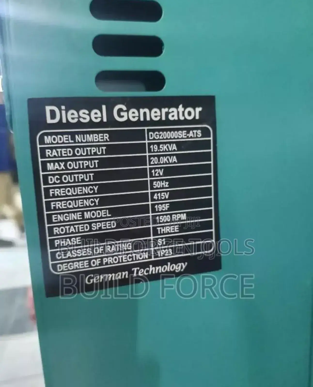 Yamazaki Japan 20kva 3 Phase Silent Diesel Generator+Ats
