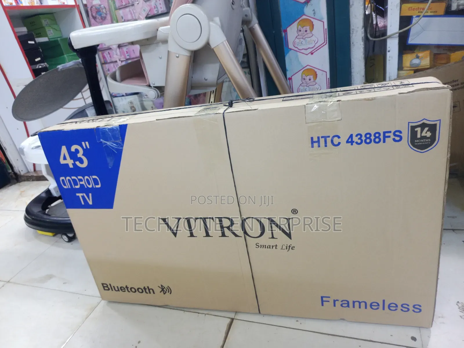 Vitron 43′′Inch Smart Android Full Hd Tv, Inbuilt Decorder ,