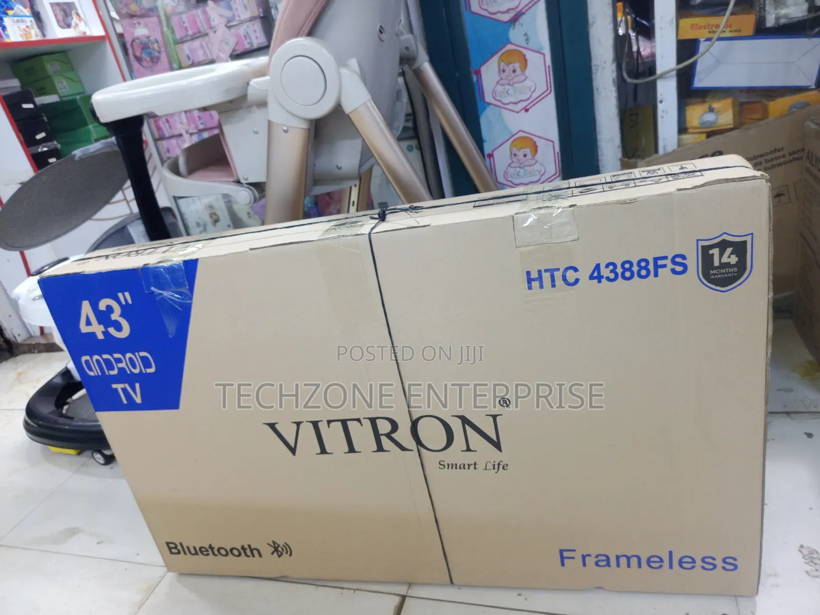 Vitron 43′′Inch Smart Android Full Hd Tv, Inbuilt Decorder ,