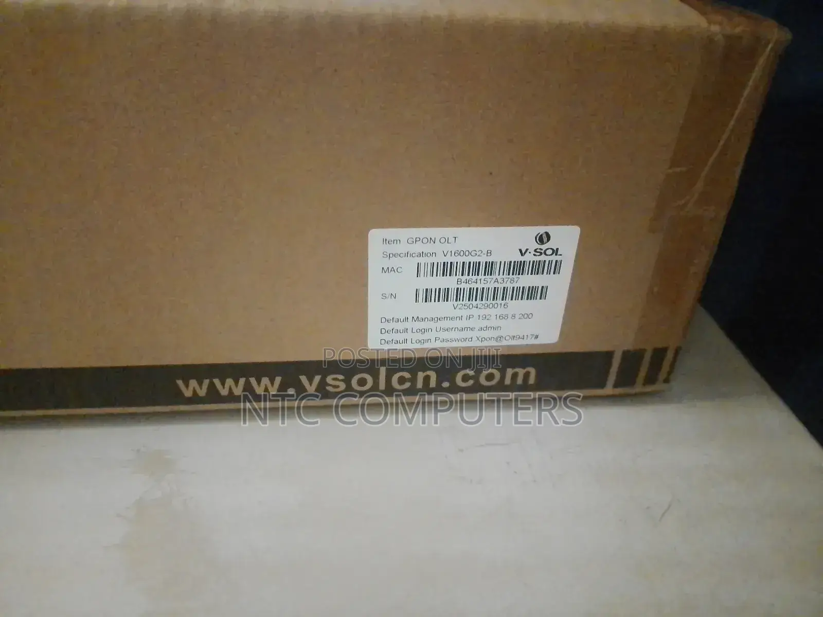 Gpon Olt V1600g2-B <.Vsol 16port Gpon Olt V1600g2-B