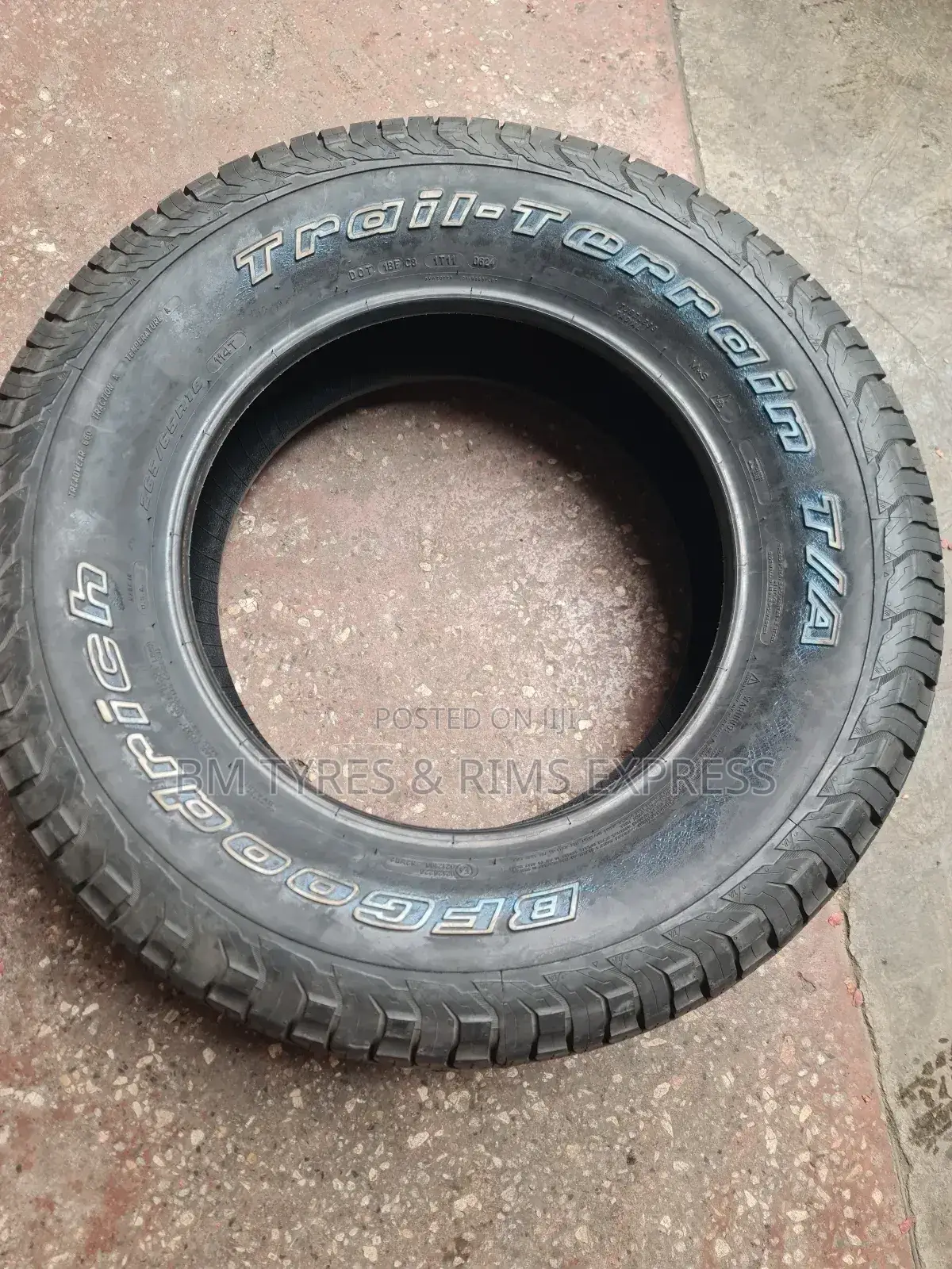 265 /65 R18 Bf Goodrich Tyres (Trail Terrrain) Usa.