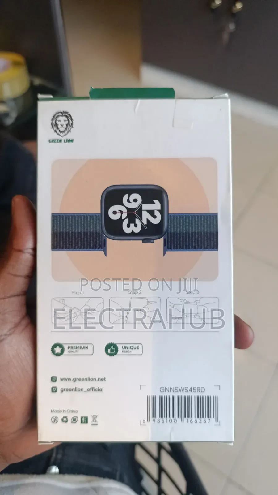 Green Lion Trail Loop 42/44/45mm Apple Watch Strap