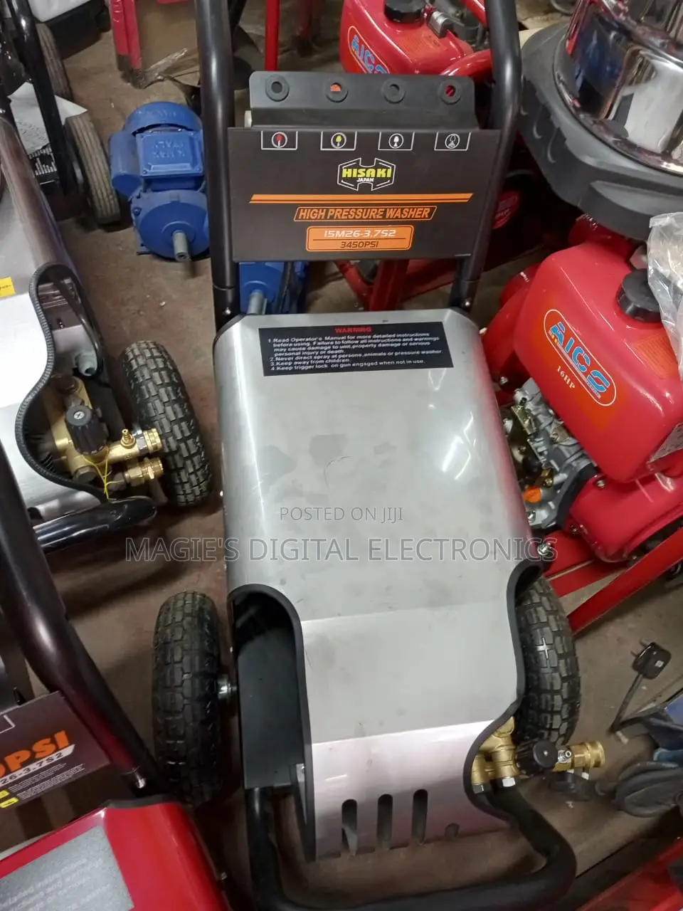 Most Reliable 3450psi Hisaki Electric Pressure Washer