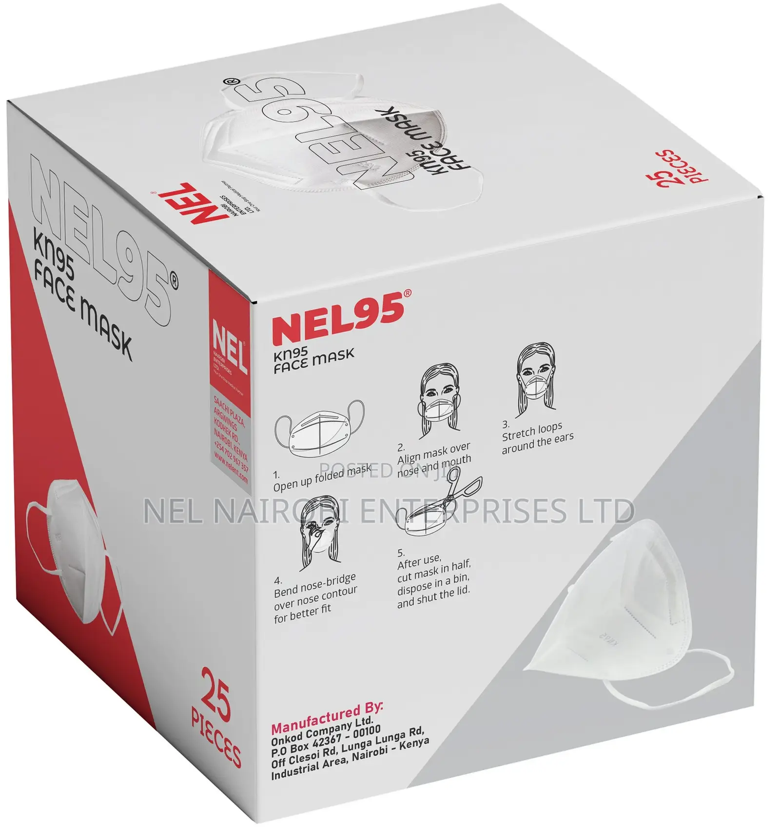 Kn95 Face Mask a Pack of 25's