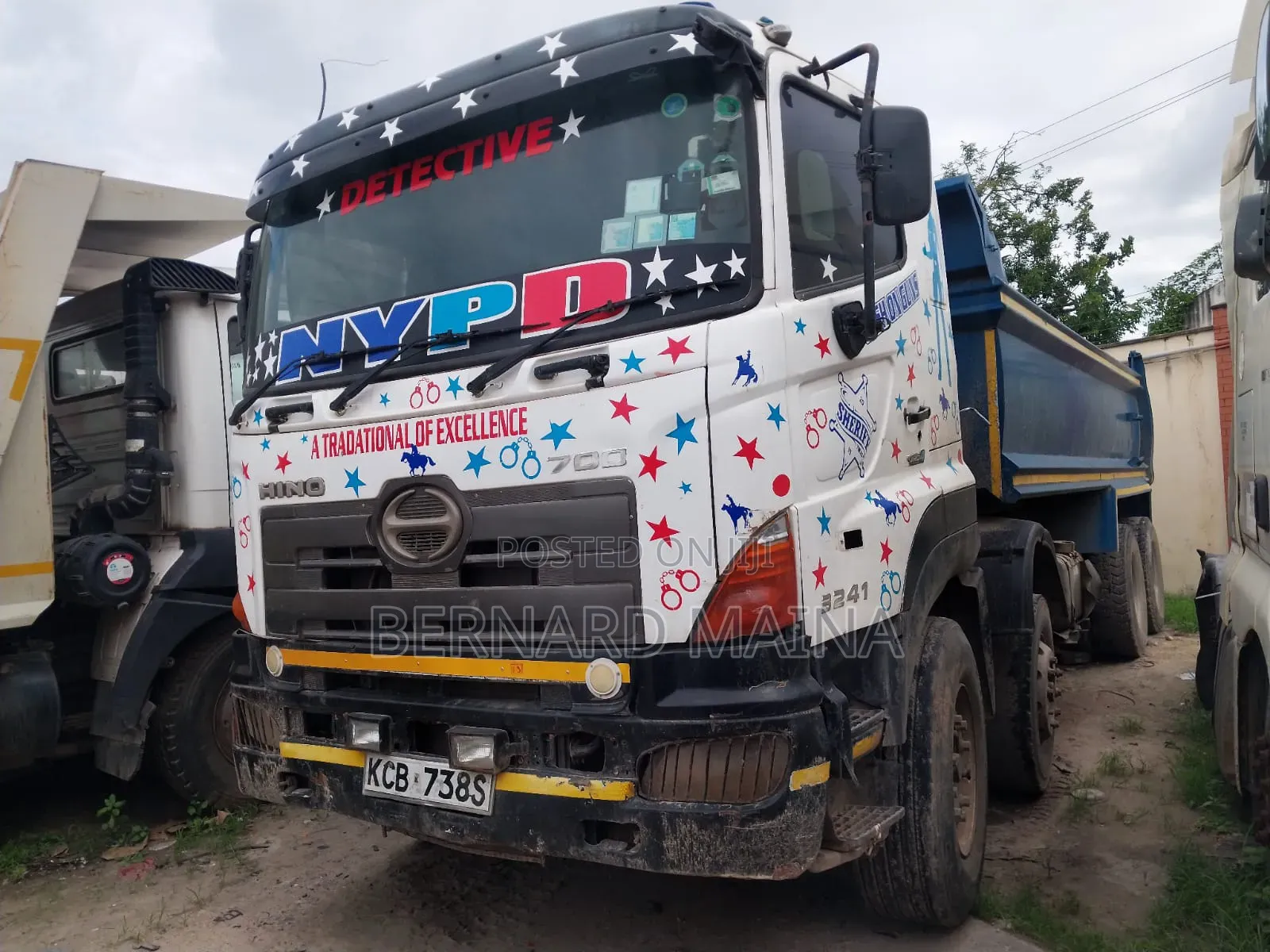 Hino Fc700 Tipper 2007 White
