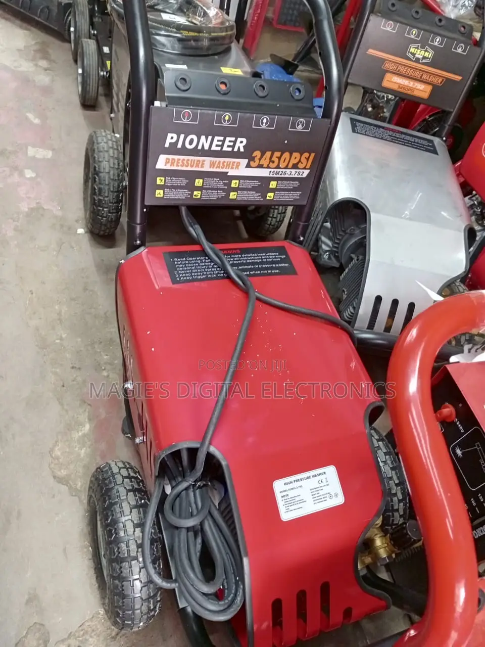 Highly Noted 3450psi Pioneer Electric Pressure Washer Pipe