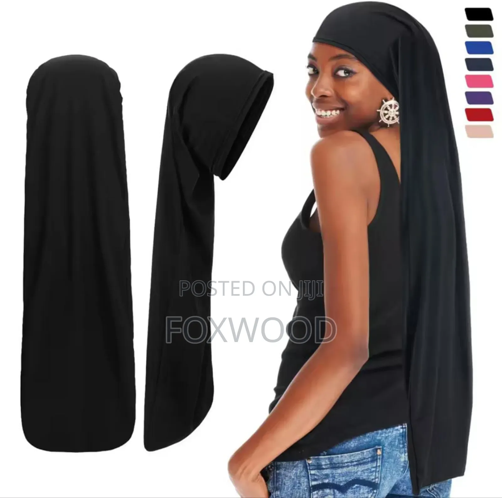 Long Jumbo Hair Bonnet
