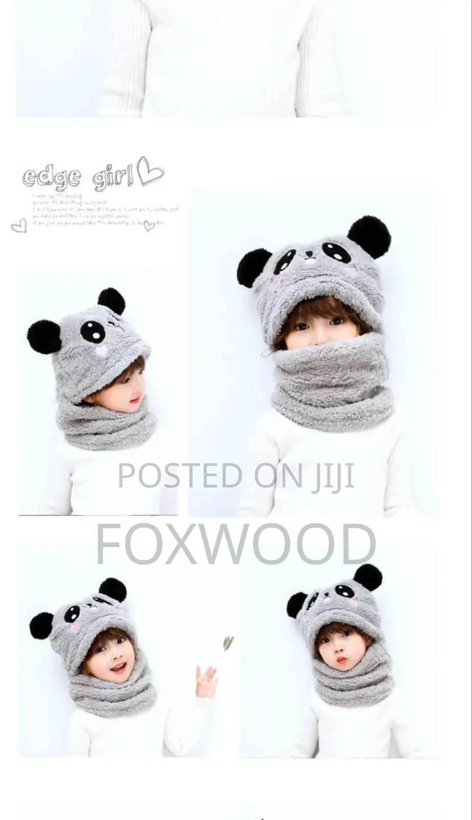 Toddler Kids Baby Boy Girls,Warm Plush Scarf Hats Earflap