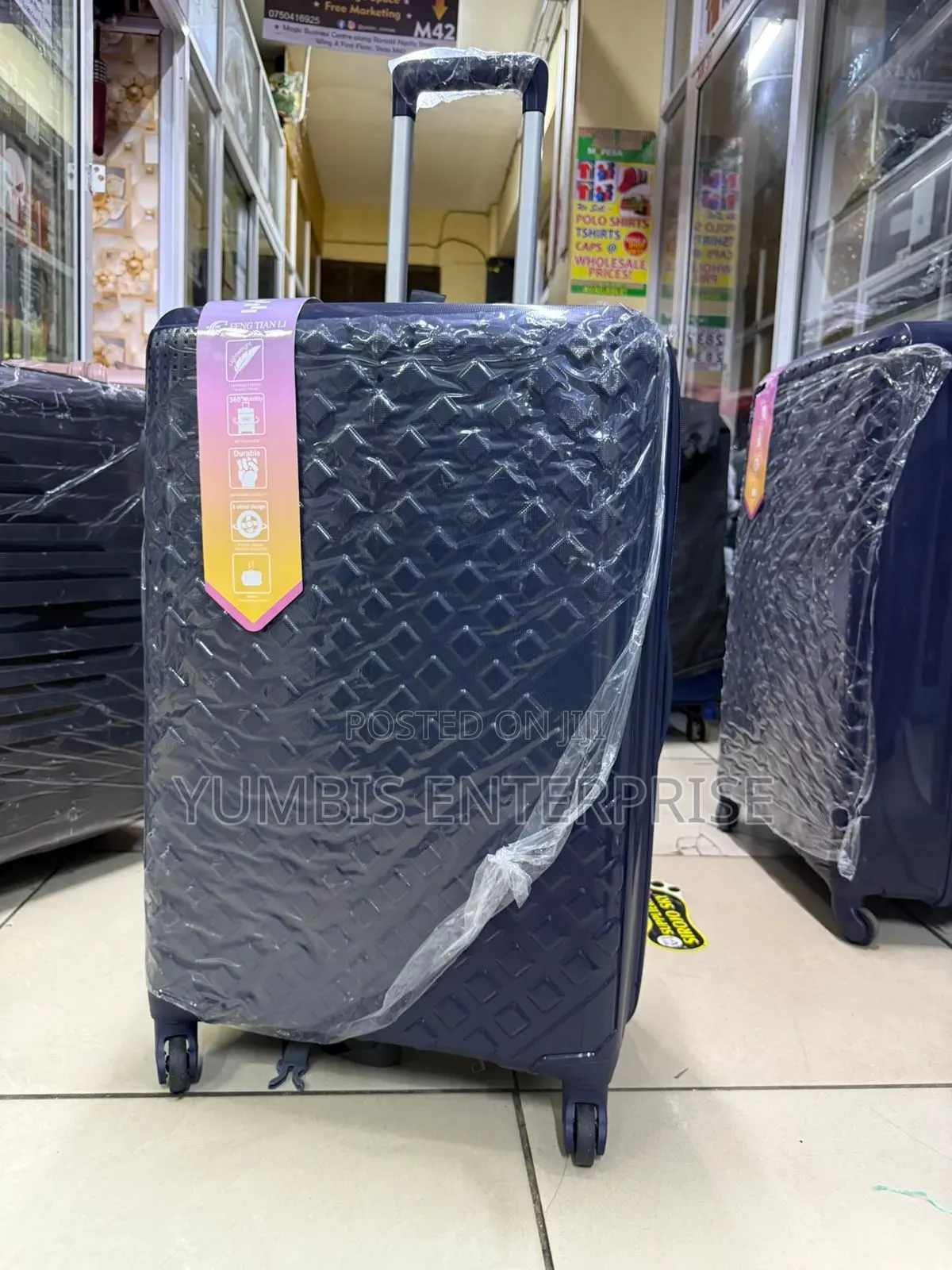 Mavy Blu Medium Suitcase Height 59cm