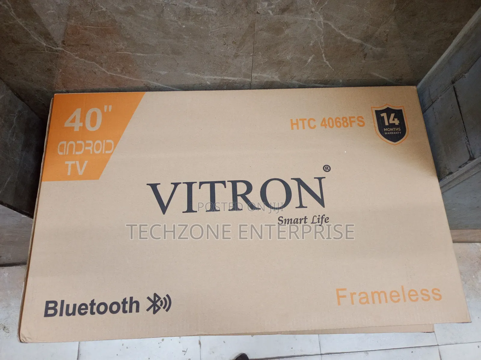 Vitron 40′′ Inch Smart Android Flameless Htc4068s Led Tv 