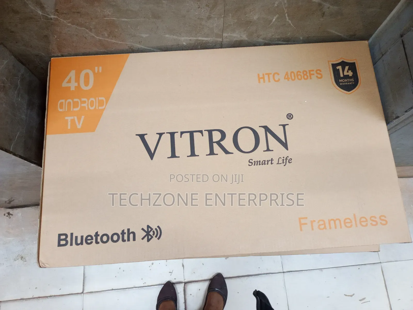 Vitron 40′′ Inch Smart Android Flameless Htc4068s Led Tv 